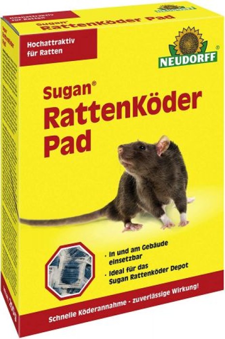 Neudorff Sugan Rattenköder Pad 200g 03025