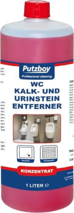 PUTZBOY WC Kalk- und Urinstein Entferner – 1L – Stark wirkender Sanitärreiniger 1401206