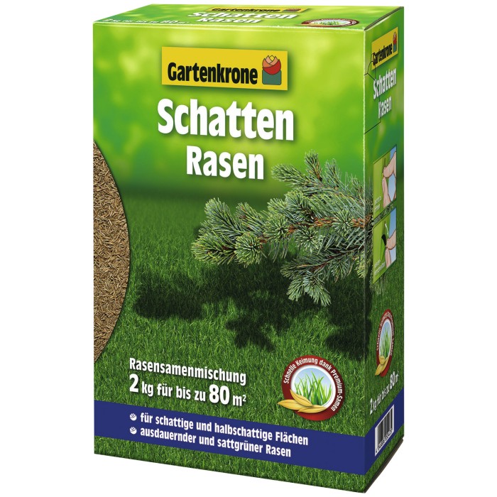 Gartenkrone Schatten Rasensamen, 2 kg, 628557