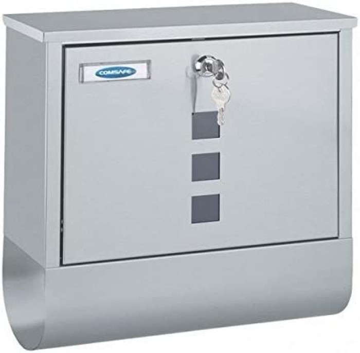 Rottner Briefkasten Costa Inox, silber, T06046