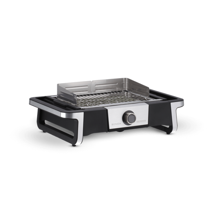 SEVERIN Senoa DigitalBOOST Elektro Tischgrill PG8114, Indoor & Outdoor, 811400