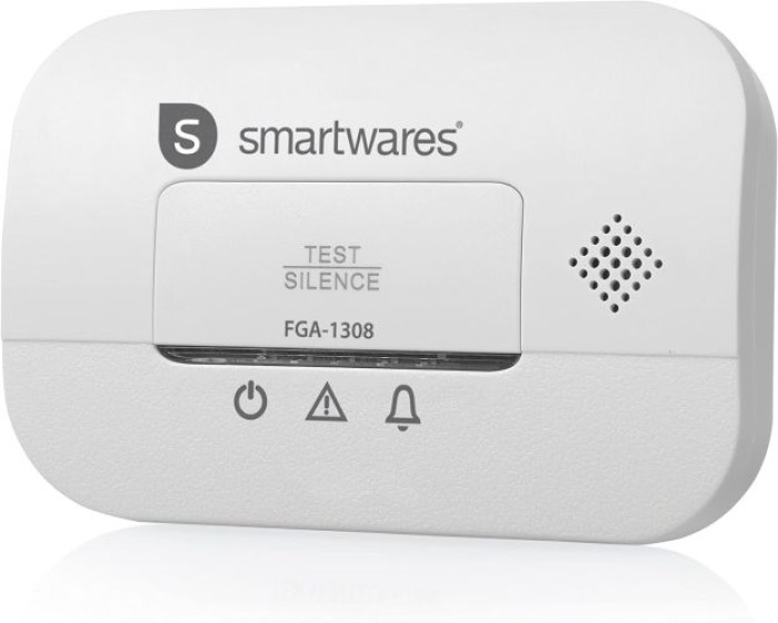 Smartwares Kohlenmonoxid Melder, Weiß, FGA-13081