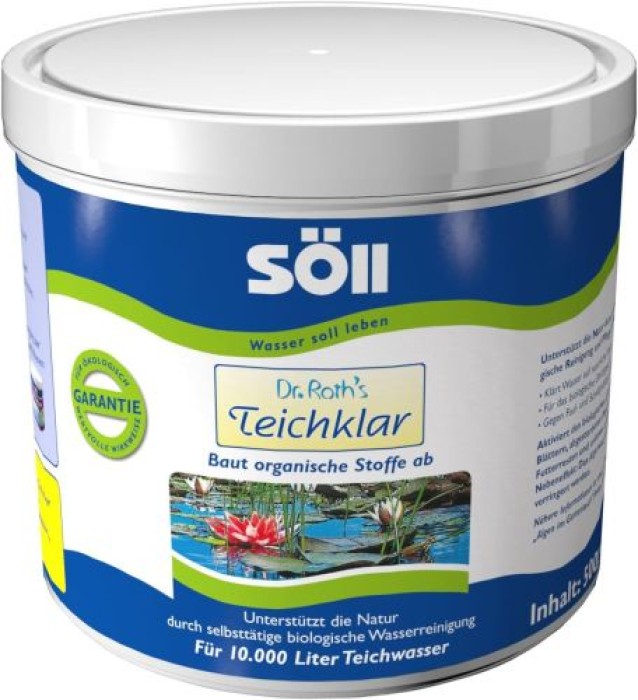 Söll Dr. Roth's Teichklar Teichreinigung, 500 g für 20.000 Liter, 80380