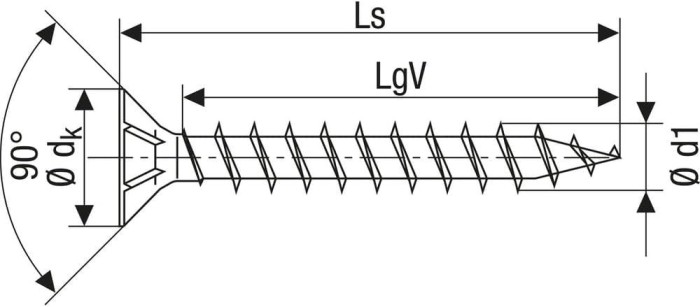 SPAX Universalschraube YELLOX, 4x30 mm, 150 Stück, 4081020400307