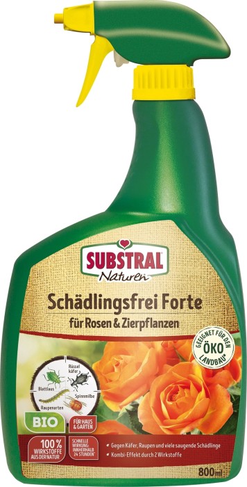 Naturen Bio Schädlingsfrei Rosen- & Zierpflanzen Spray, 800ml, 30800