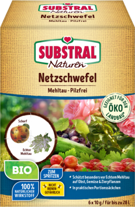 Substral Naturen Netzschwefel 6x10g, 30161, Pfl.Reg.Nr. 2632-02