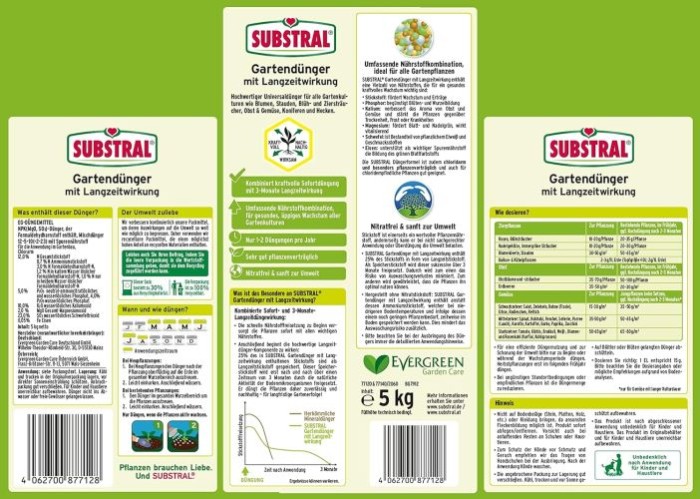 Substral Gartendünger mit Langzeitwirkung, 5 kg, 77120