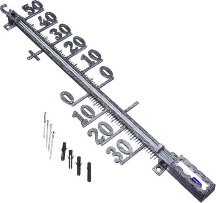 TFA Dostmann Analoges Außenthermometer aus Metall, 12.5002.50