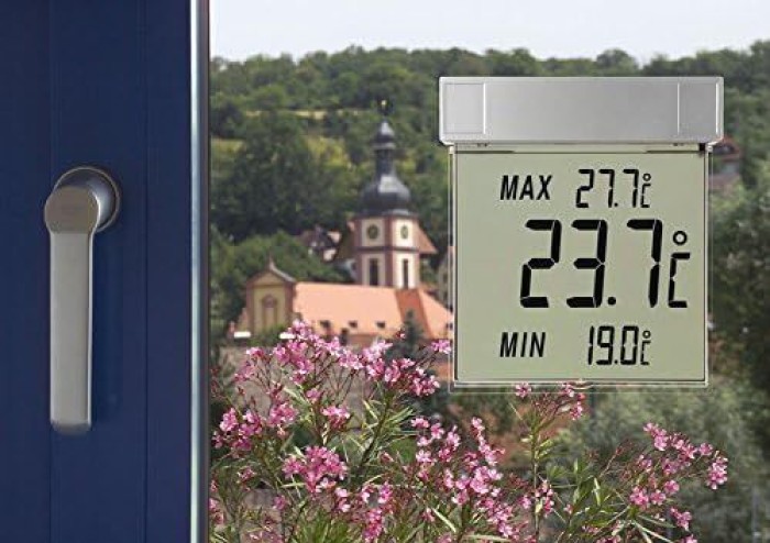 TFA Dostmann Digitales Fensterthermometer VISION, 30.1025