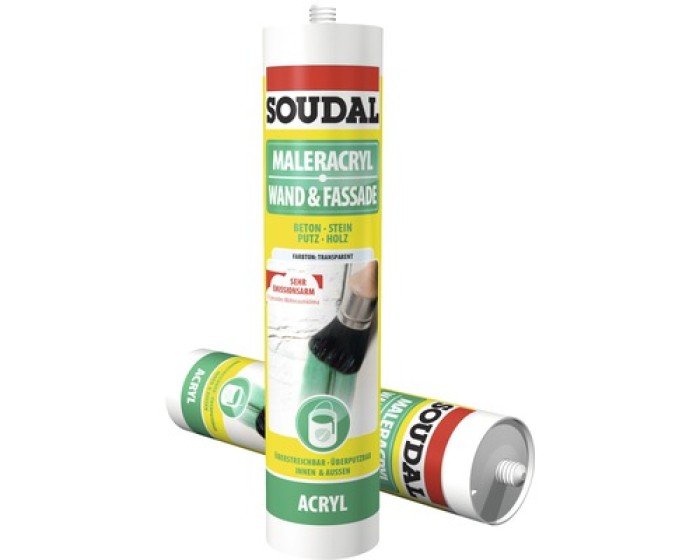 Soudal Maleracryl Wand & Fassade 300ml transparent, 118537