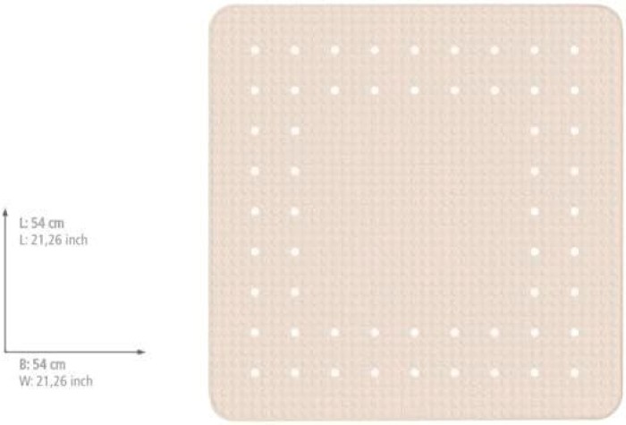 WENKO Duscheinlage Mirasol, Antirutsch-Duschmatte, 23139100