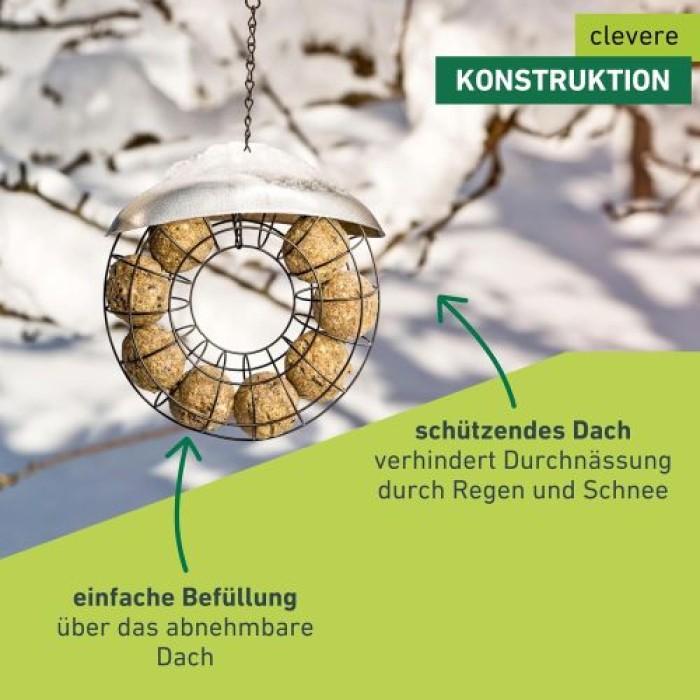 Windhager Meisenknödelhalter Friends, für 8-10 Meisenknödel, 05047