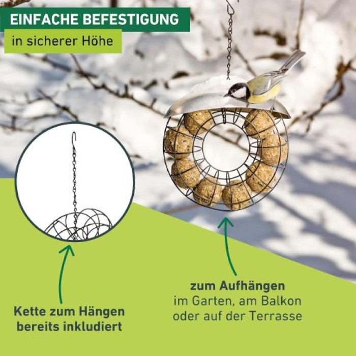 Windhager Meisenknödelhalter Friends, für 8-10 Meisenknödel, 05047