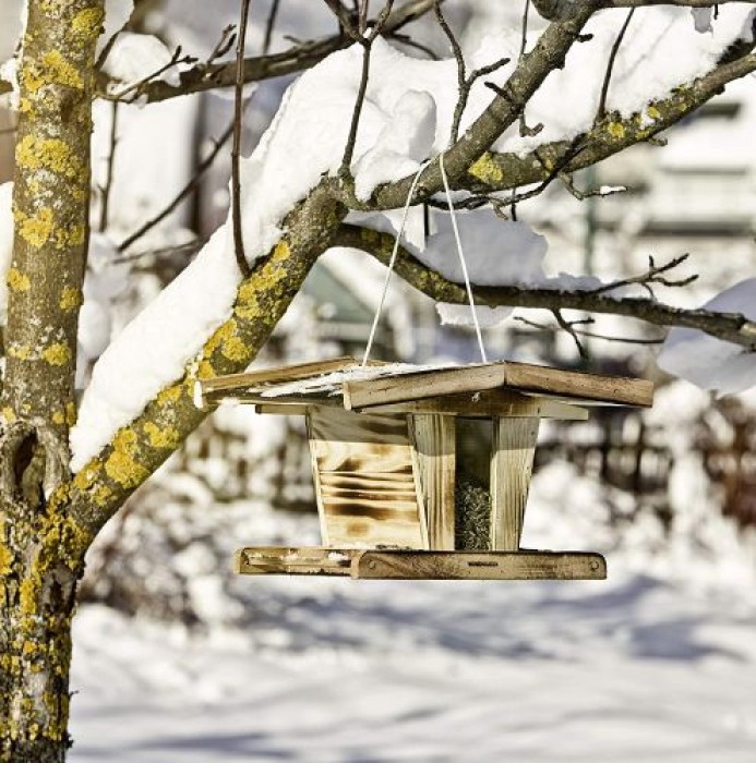 Windhager Vogelfuttersilo Chalet zum Aufhängen 06910